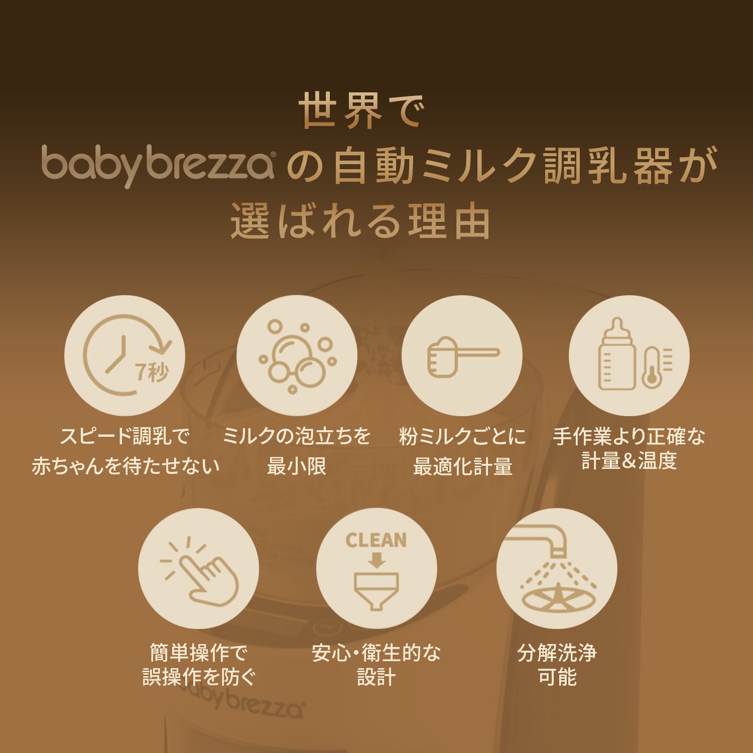 自動ミルク調乳器