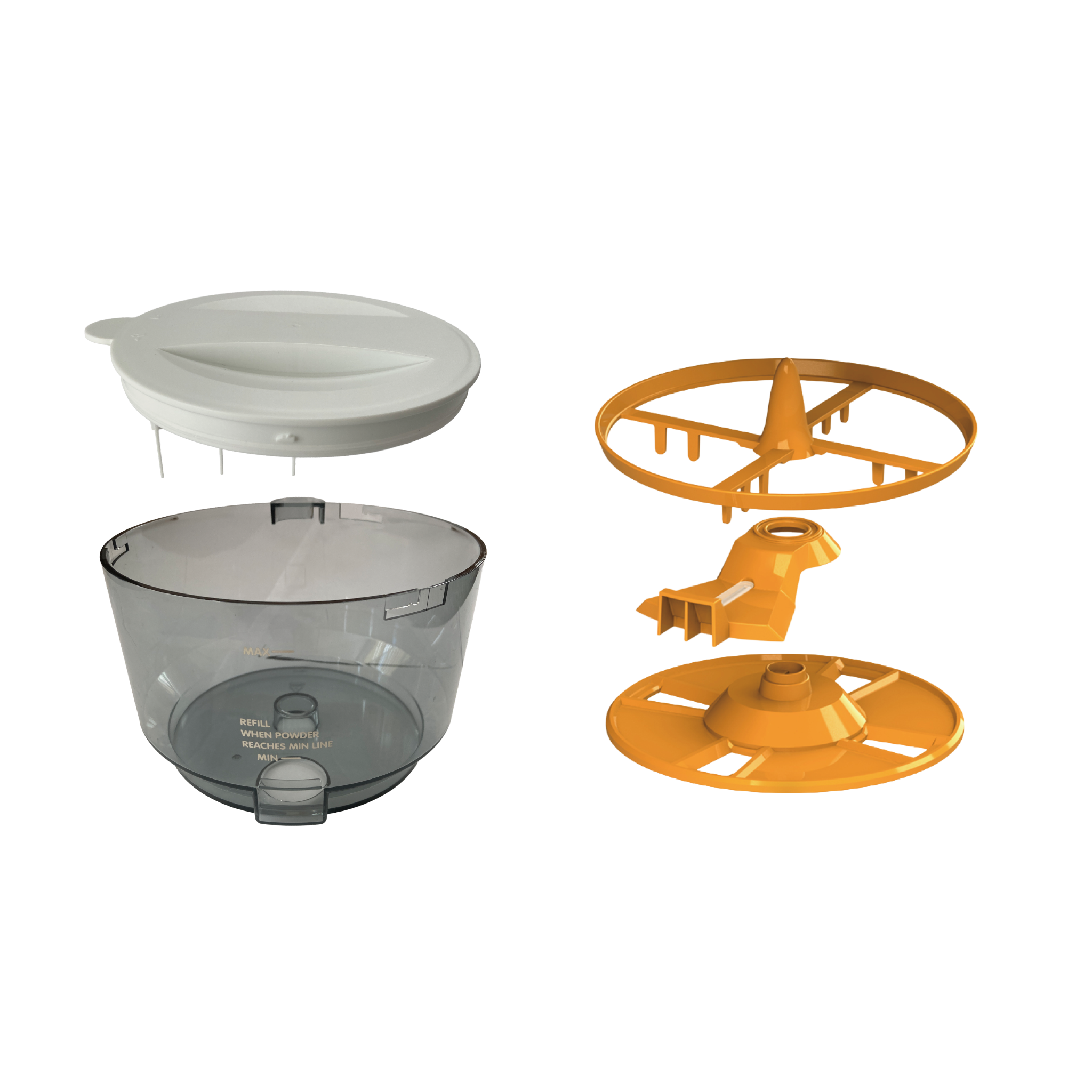 【交換用】ホイール＋粉ミルク容器 基本セット Baby Brezza Japan